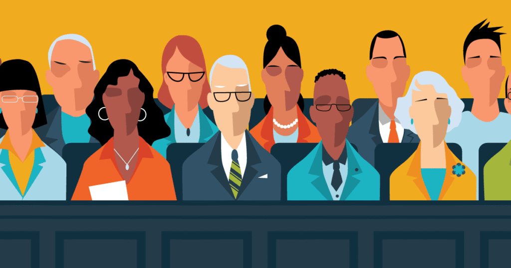 Illustration of Jurors