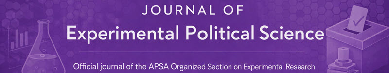 Journal of Experimental Political Science