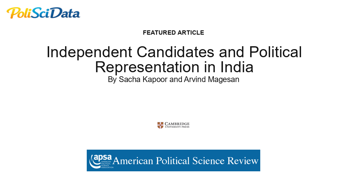 Article card for article: Independent Candidates and Political Representation in India