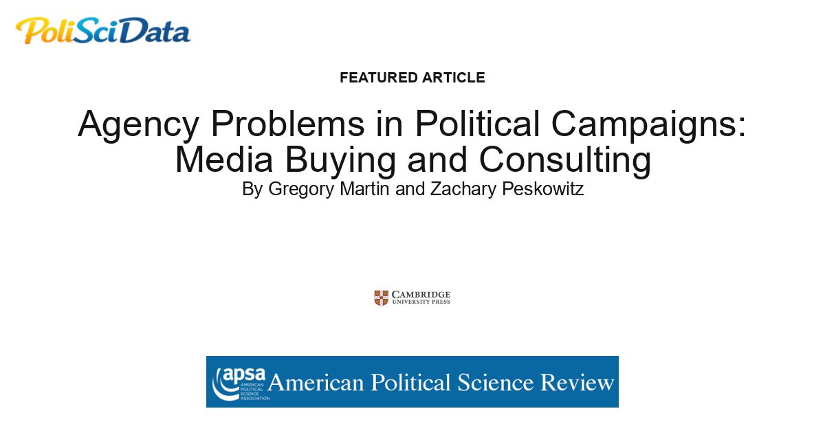 Article card for article: Agency Problems in Political Campaigns: Media Buying and Consulting