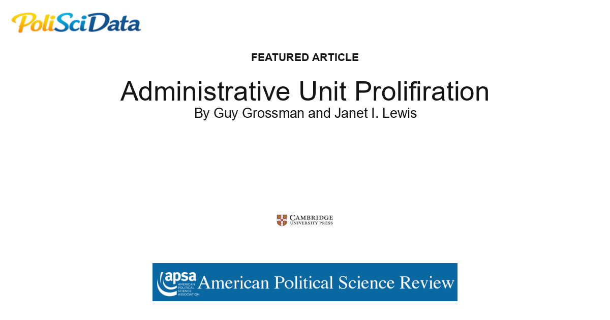 Article card for article: Administrative Unit Prolifiration