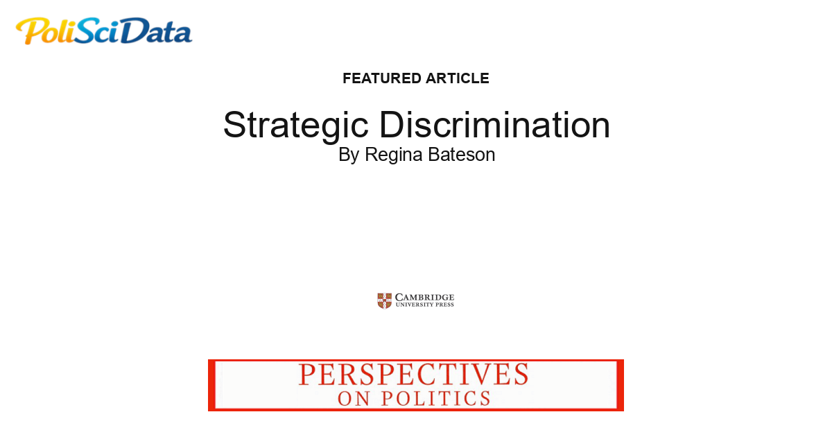Article card for article: Strategic Discrimination