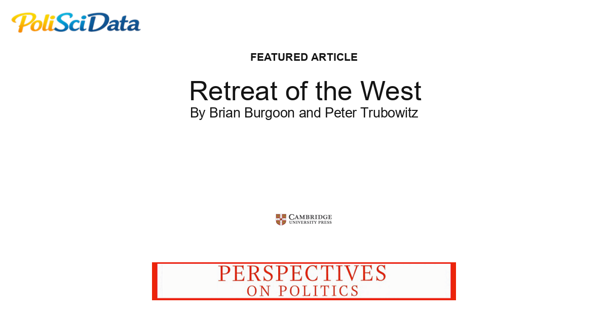 Article card for article: Retreat of the West