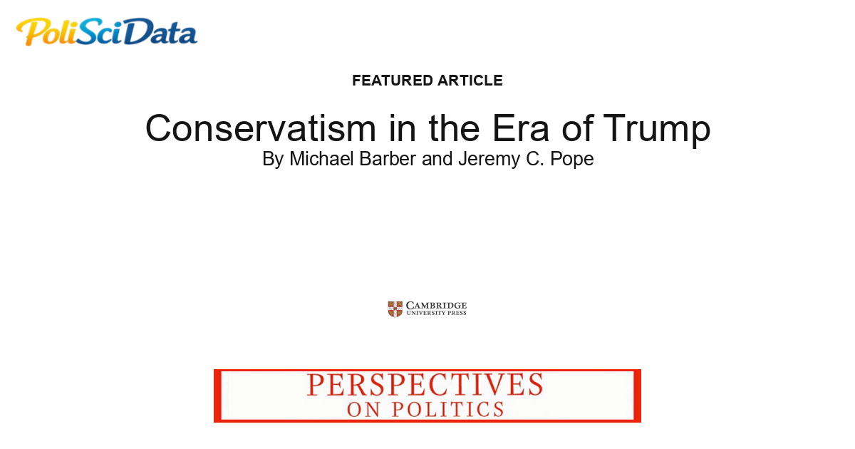 Article card for article: Conservatism in the Era of Trump