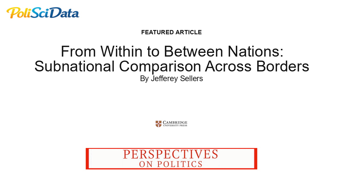 Article card for article: From Within to Between Nations: Subnational Comparison Across Borders