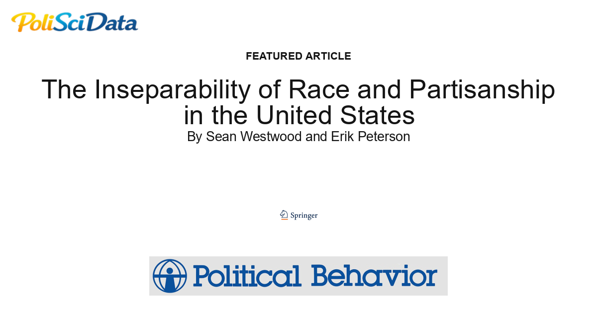 Article card for article: The Inseparability of Race and Partisanship in the United States