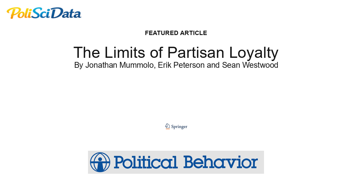 Article card for article: The Limits of Partisan Loyalty
