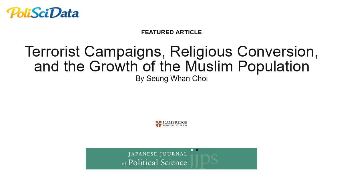 Article card for article: Terrorist Campaigns, Religious Conversion, and the Growth of the Muslim Population