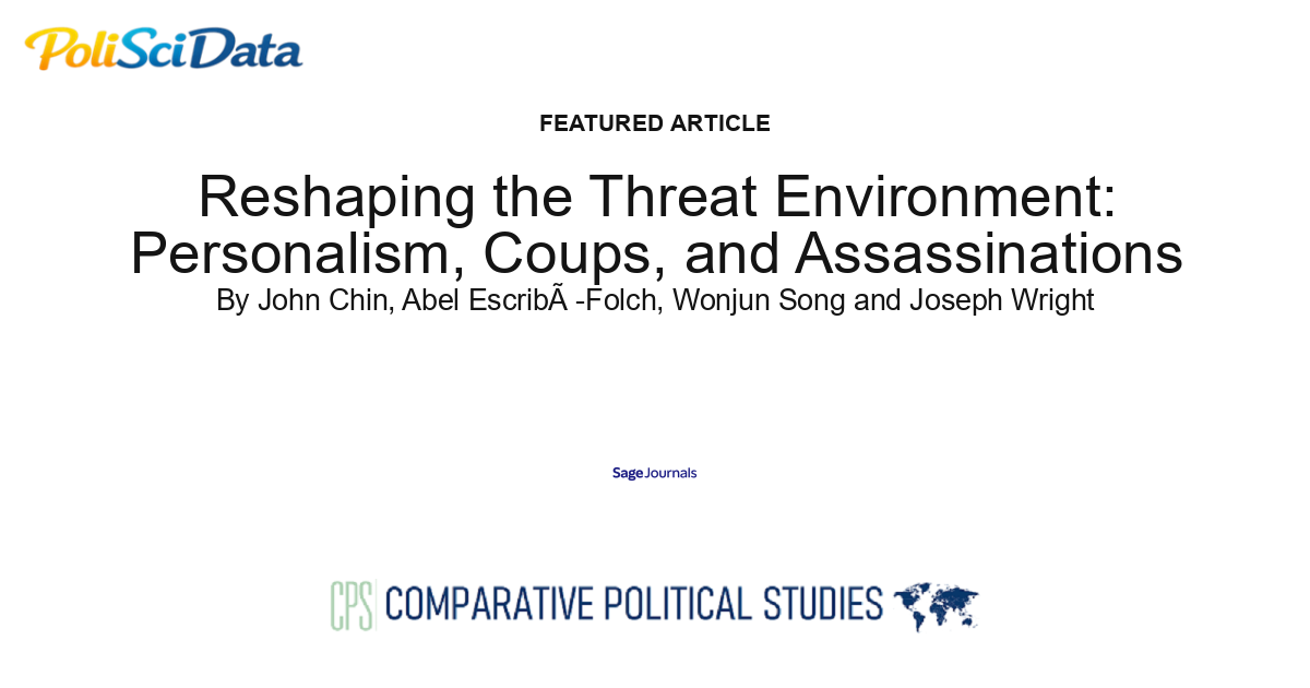 Article card for article: Reshaping the Threat Environment: Personalism, Coups, and Assassinations