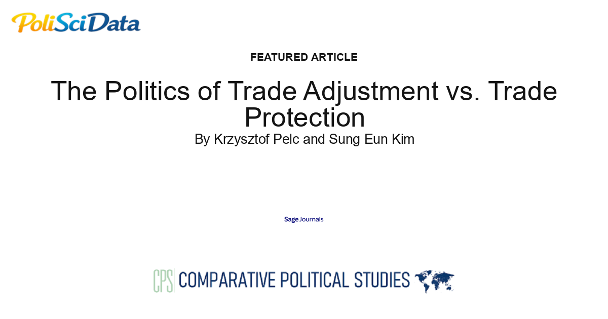 Article card for article: The Politics of Trade Adjustment vs. Trade Protection