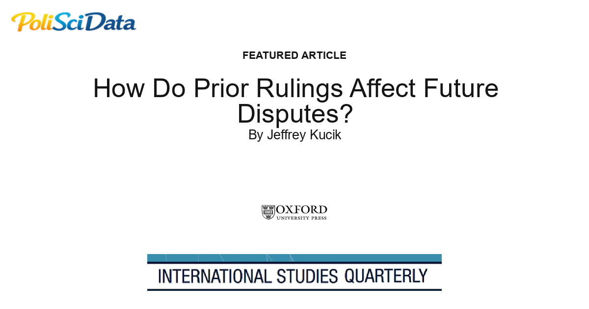 Article card for article: How Do Prior Rulings Affect Future Disputes?