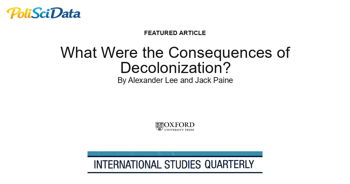 Article card for article: What Were the Consequences of Decolonization?