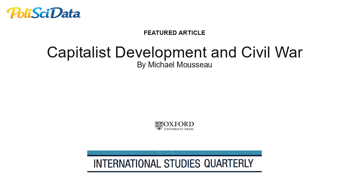 Article card for article: Capitalist Development and Civil War