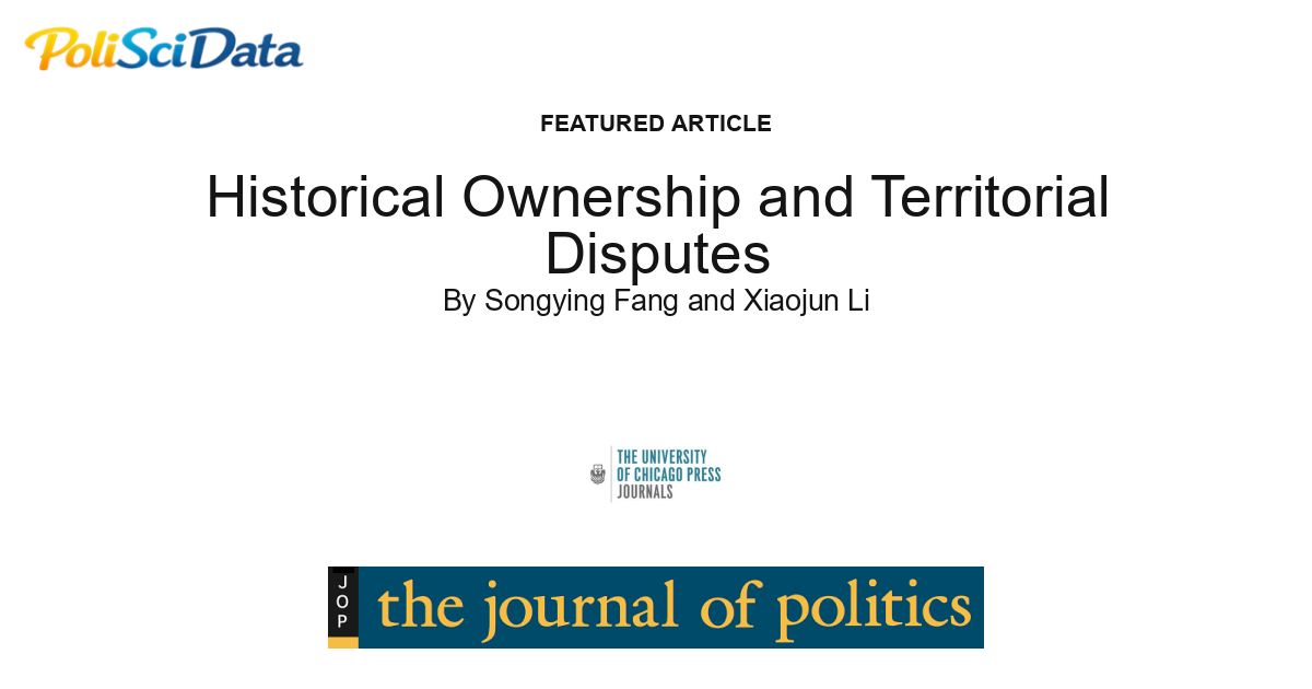 Article card for article: Historical Ownership and Territorial Disputes