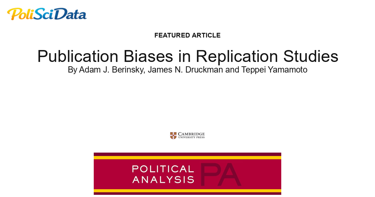 Article card for article: Publication Biases in Replication Studies