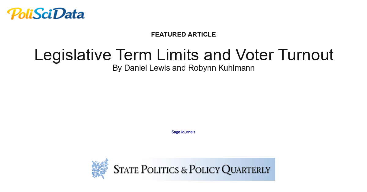 Article card for article: Legislative Term Limits and Voter Turnout