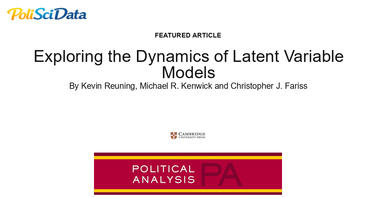 Article card for article: Exploring the Dynamics of Latent Variable Models