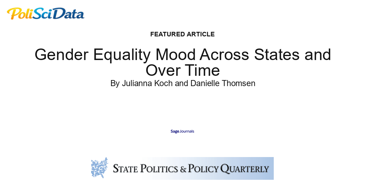 Article card for article: Gender Equality Mood Across States and Over Time
