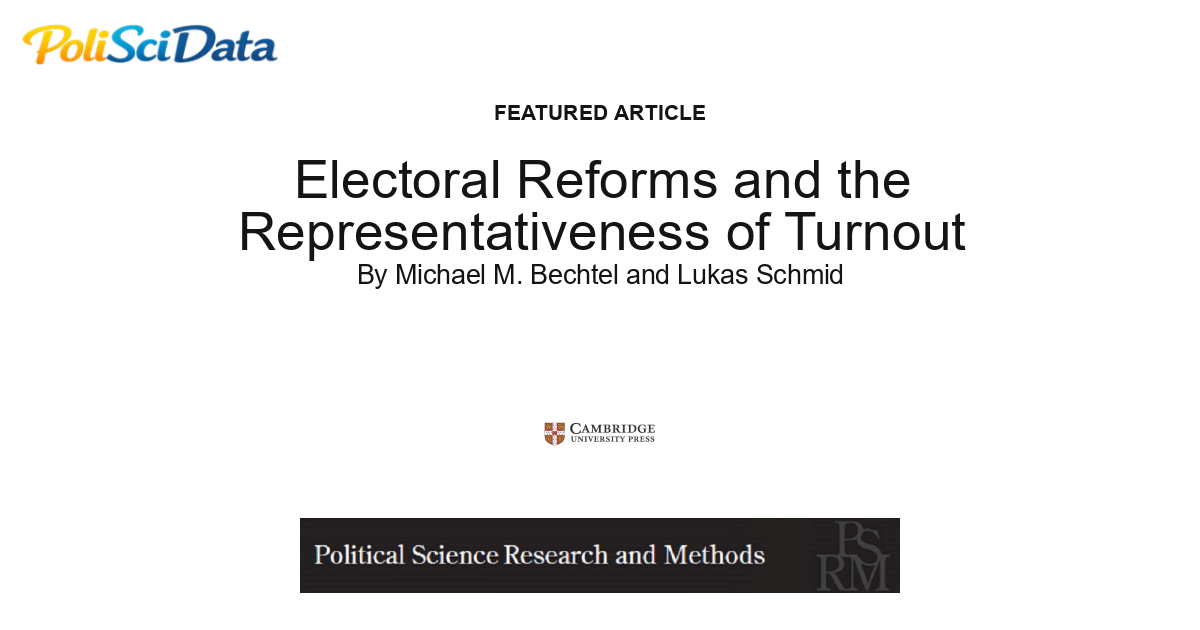 Article card for article: Electoral Reforms and the Representativeness of Turnout
