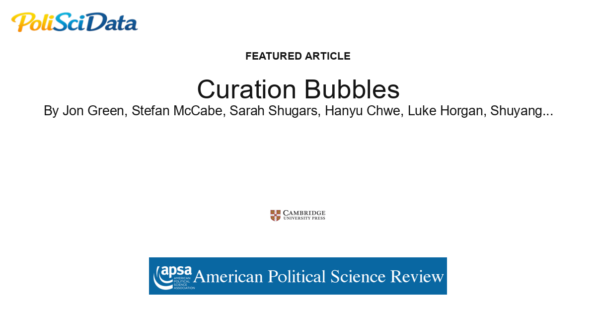 Article card for article: Curation Bubbles