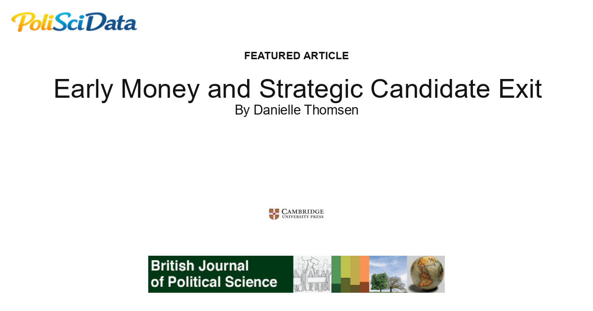 Article card for article: Early Money and Strategic Candidate Exit