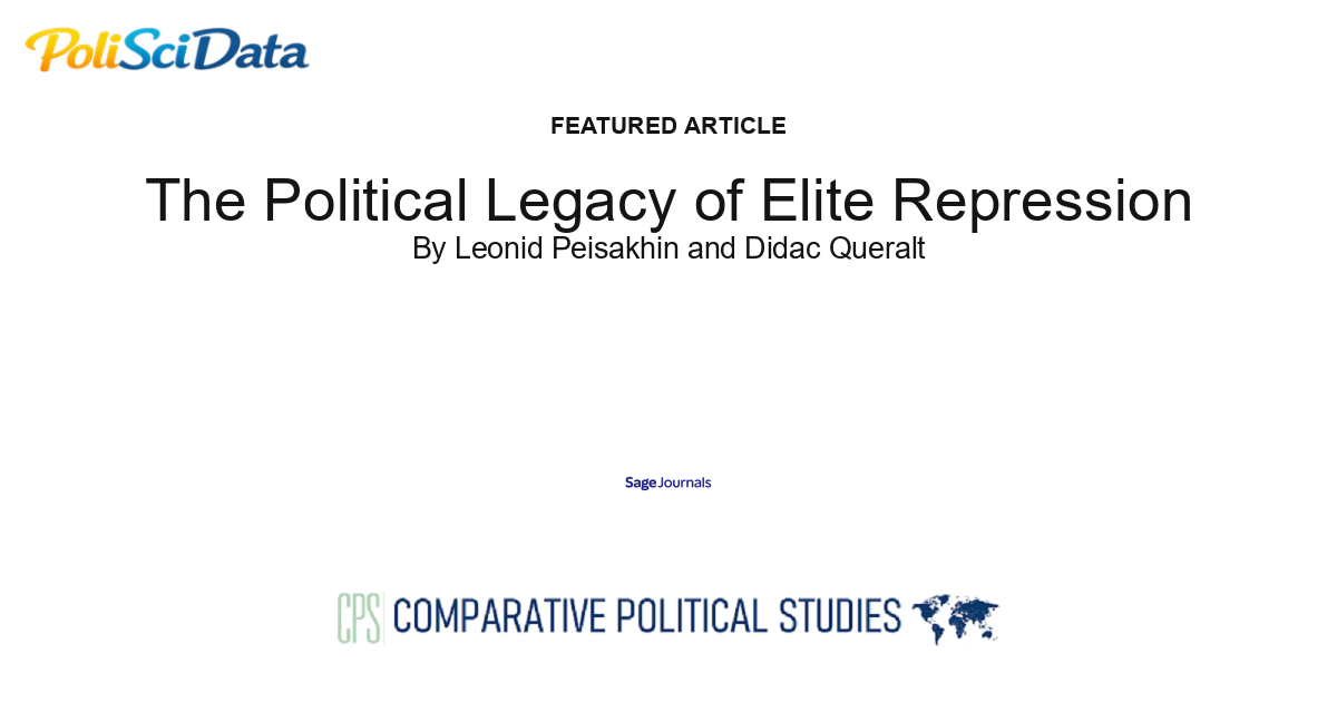 Article card for article: The Political Legacy of Elite Repression