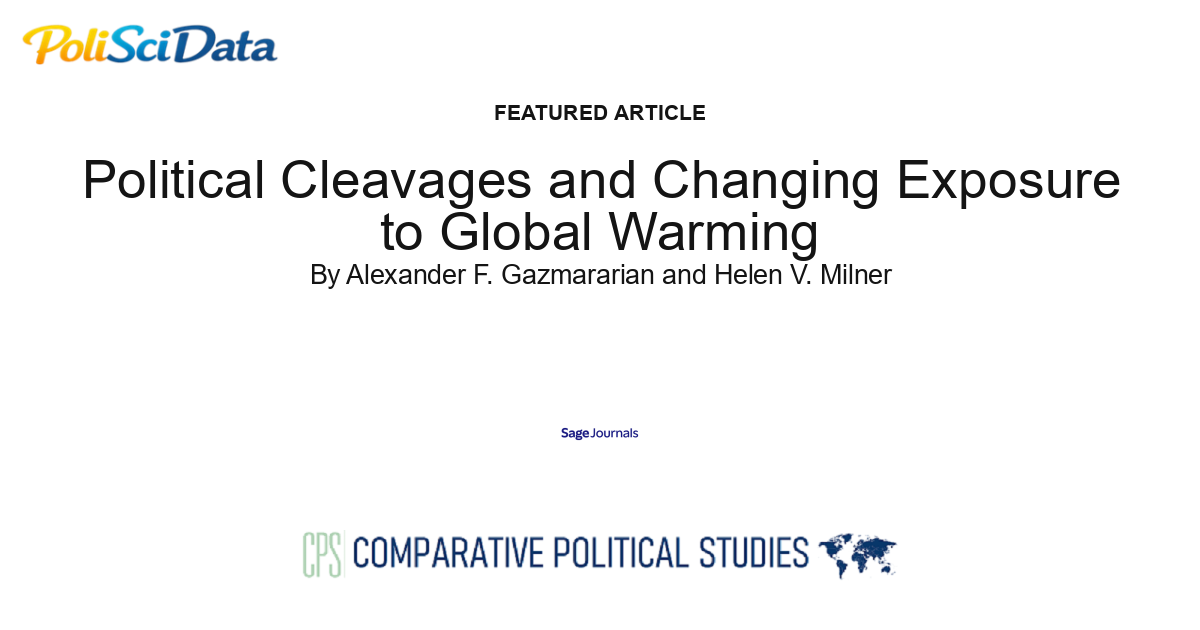 Article card for article: Political Cleavages and Changing Exposure to Global Warming