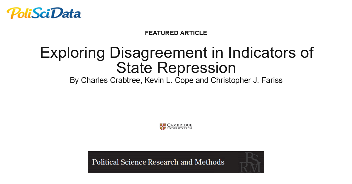 Article card for article: Exploring Disagreement in Indicators of State Repression