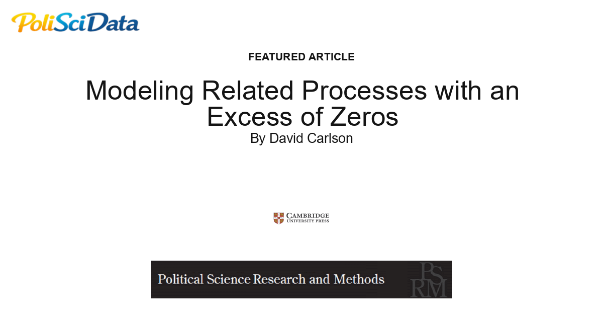 Article card for article: Modeling Related Processes with an Excess of Zeros