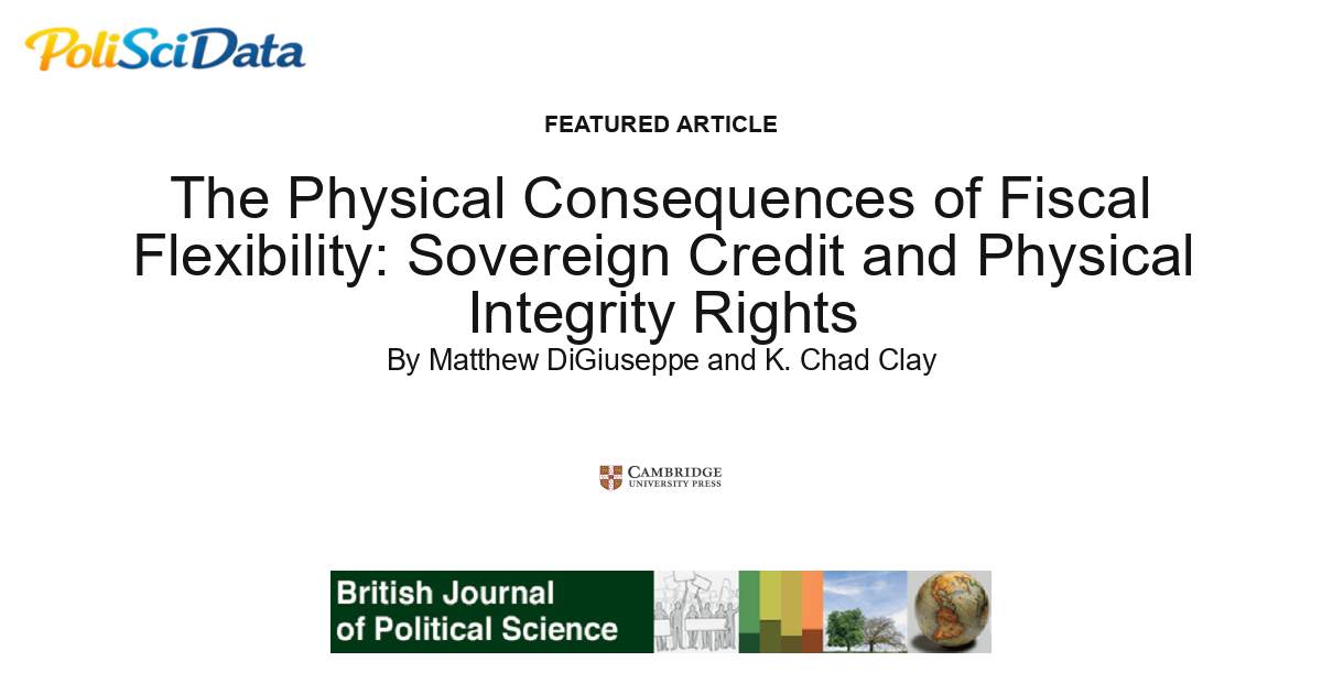 Article card for article: The Physical Consequences of Fiscal Flexibility: Sovereign Credit and Physical Integrity Rights